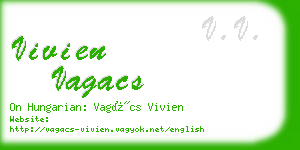 vivien vagacs business card